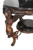 Roman Three Winged Lady Large Bronze Center Table