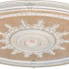 Blanco Oval Chandelier Ceiling Medallion 79 inches