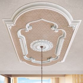 Blanco Rectangular Chandelier Ceiling Medallion 94 inches