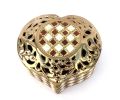 Rhinestone Heart Keepsake Jewelry Box