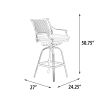 Savannah Outdoor Aluminum Bar Stool