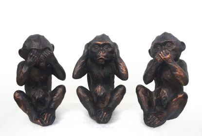 Hear See Speak No Evil Monkeys Set of 3