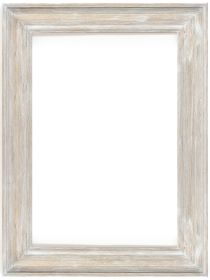 Misty Woods Frame 24x36 Distressed White Wash