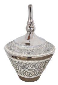 Sterling and Crystal Box with Lid