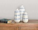 Gray Sand Vase Set of 3