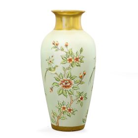 Aviary Floral Chartreuse 24" Vase