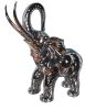 Mirrored Chrome Large Elephant Sculpture