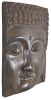 Buddha Face Wall Decoration Small Black Earth