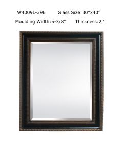 Classic Contour Frame 36X72BLK