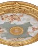 Cherubs Sky Round Chandelier Ceiling Medallion 36in