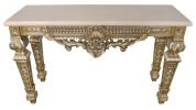 Platina Marble Top Console Table