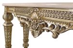 Platina Marble Top Console Table