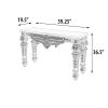 Platina Marble Top Console Table