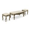 Platina Lion Coffee Table Set of 3