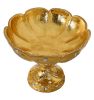 Grand Golden Pedestal Bowl