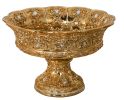 Grand Golden Oppulent Pedestal Bowl