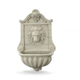 Lion Garden Hanging Wall Planter 13"W x 20"H