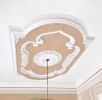 Blanco Rectangular Chandelier Fan Ceiling Medallion 72"W x 48"H