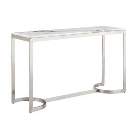 Aristo Luxe Chrome Console Table