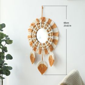 Bohemian Hand-Woven Dream Catcher with Mirror