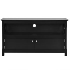 44 Inches Wooden Storage Cabinet TV Stand