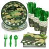 144-Piece Camo Party Decorations