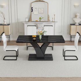 Modern Dining Table & Chair Set