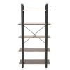 5 Tier Rustic Bookshelf