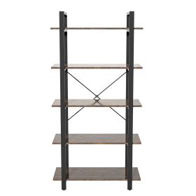 5 Tier Rustic Bookshelf