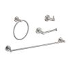 Brushed Nickel Bathroom Hardware Set