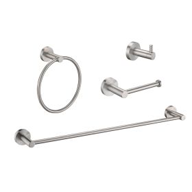 Brushed Nickel Bathroom Hardware Set