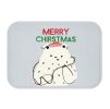 Polar Bear & Christmas Lights Bath Mat