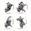 4pcs Planter Pot Hanger Dragon Miniatures