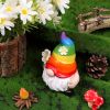 1pc Garden Rainbow Gnome Resin Statue