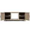 65 Inch Media Component TV Stand with Adjustable Shelves