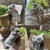 4pcs Planter Pot Hanger Dragon Miniatures