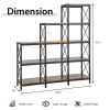 9 Cubes Bookcase with Carbon Steel Frame for Home Office