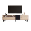 Modern 80" TV Stand /w Double Storage Space