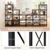 9 Cubes Bookcase with Carbon Steel Frame for Home Office