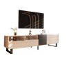 Modern 80" TV Stand /w Double Storage Space