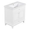 Bathroom Vanity with Sink & 2 Door Cabinet