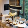 Modern Crystal Chandelier Light Fixture