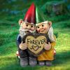 Garden Gnome Couple Statue