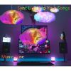 3D Big Cloud Light Kit, Music Sync RGB Multicolor Changing Strip Lights