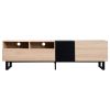 Modern 80" TV Stand /w Double Storage Space