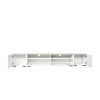 Minimalist Design 90" TV stand w/ Color Changing LED Light