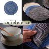 4 Pc Beige Round Placemats