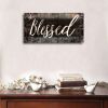 Blessed Home Canvas Wall Art