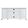 U-Can 65" TV Stand /w 2 Tempered Glass & 2 Solid Doors