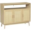 Cabinet with Rattan Doors